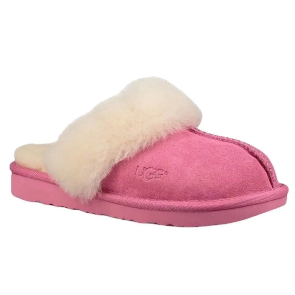 UGG Girls Cozy II Pink Slippers